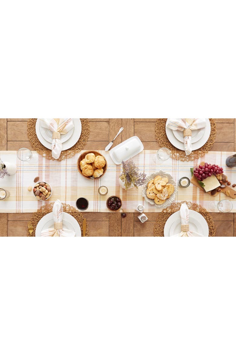 Veranda Plaid Table Runner, Alternate, color, Veranda