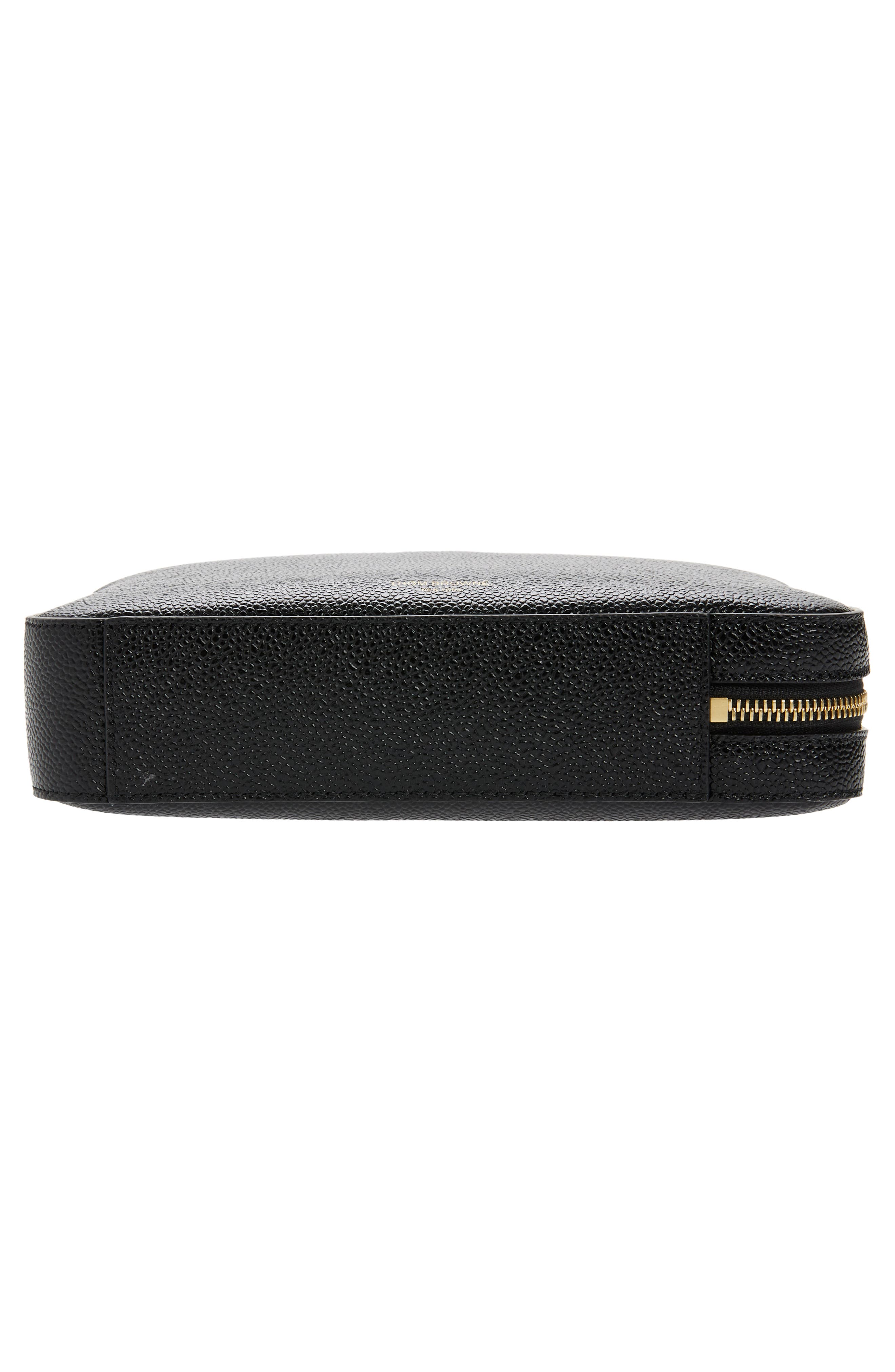 Thom Browne Leather Dopp Kit, Alternate, color, 