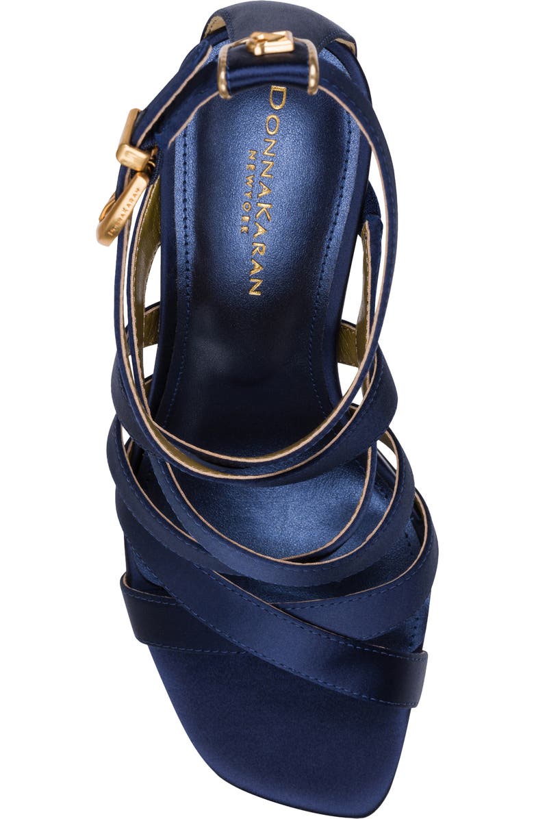 DKNY Briarrose Ankle Strap Sandal, Alternate, color, Nightfall Blue
