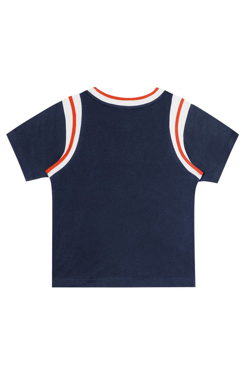 Outerstuff Toddler Fanatics Branded Navy/Gray Houston Astros Bases Loaded T-Shirt & Shorts Set, Alternate, color, 