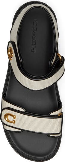 COACH Brynn Canvas Sandal (Women) | Nordstrom