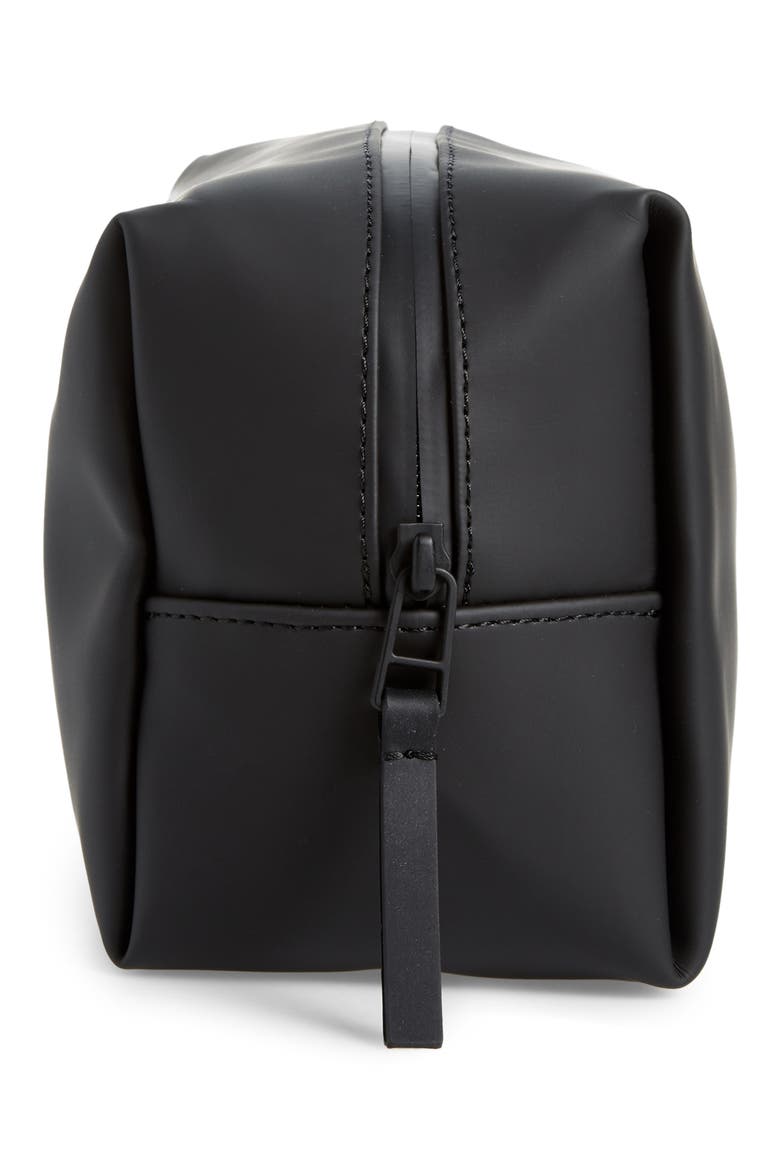 Small Waterproof Toiletry Bag, Alternate, color, BLACK