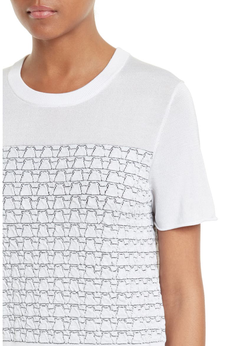 Gwen Knit Tee, Alternate, color, WHITE