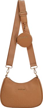 bebe Sagan Stud Crossbody Bag with Zip Pouch