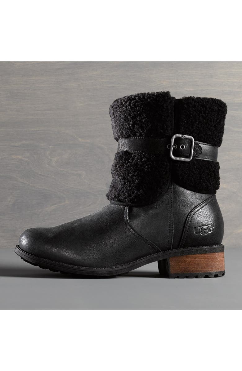 UGG<sup>®</sup> Blayre II Shearling Cuff Bootie, Alternate, color,