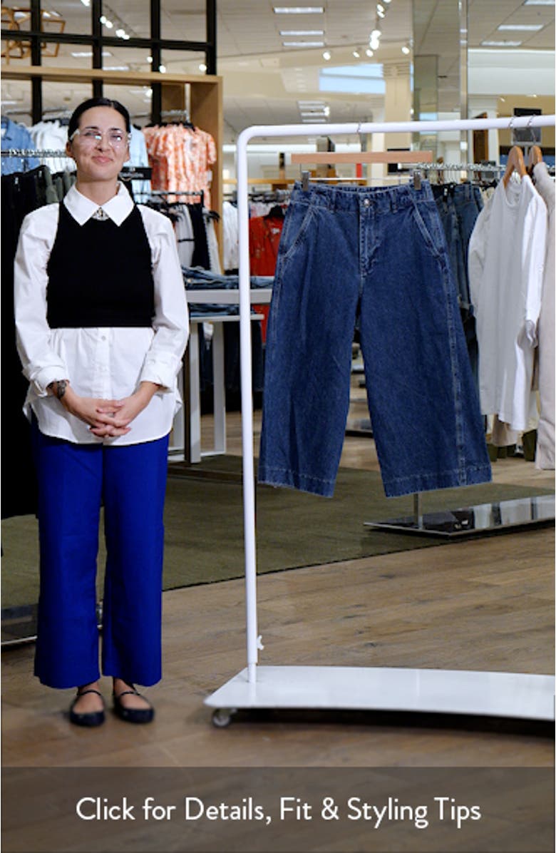 Jamie High Waist Culotte Jeans, sales video thumbnail