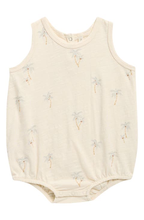 Palm Print Cotton Bodysuit (Baby)