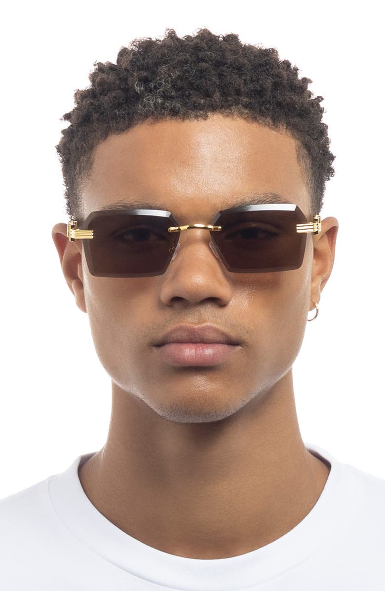 AIRE Nebula 60mm Rimless Square Sunglasses, Alternate, color,