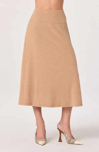ASTR the Label Knit Midi Skirt
