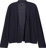 Eileen Fisher Organic Linen & Organic Cotton Cardigan