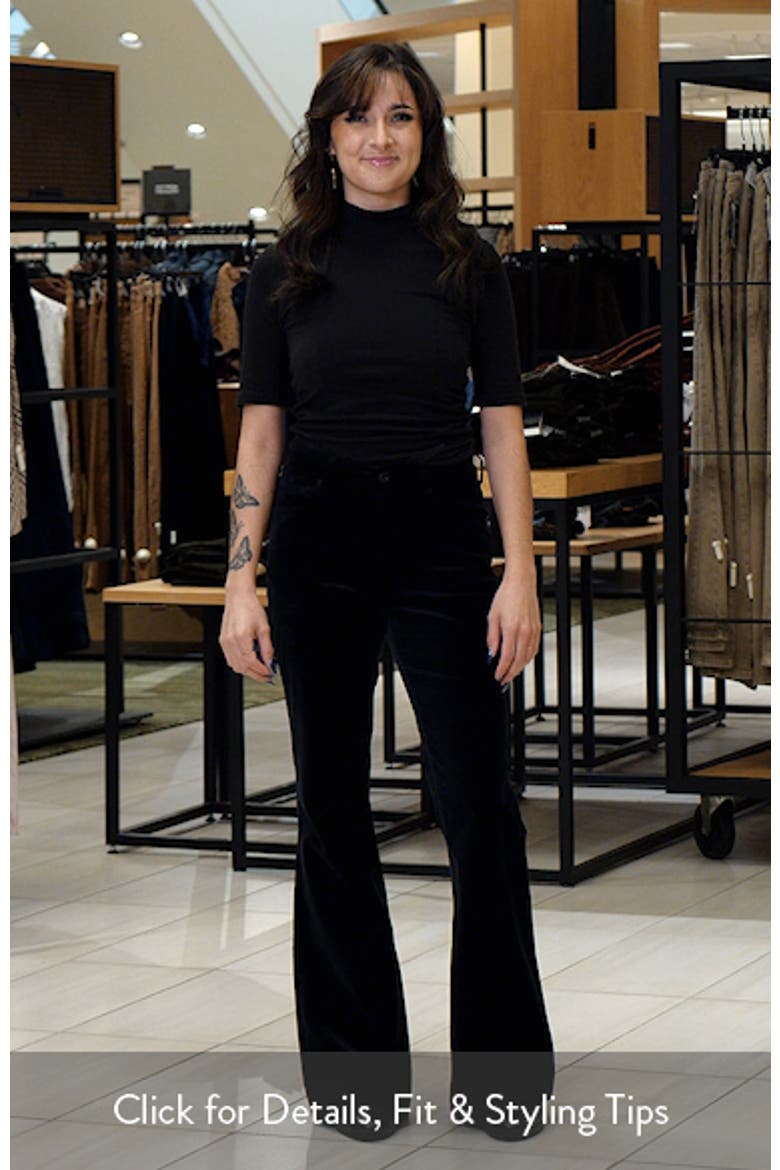 Good Legs Velvet Flare Leg Pants video