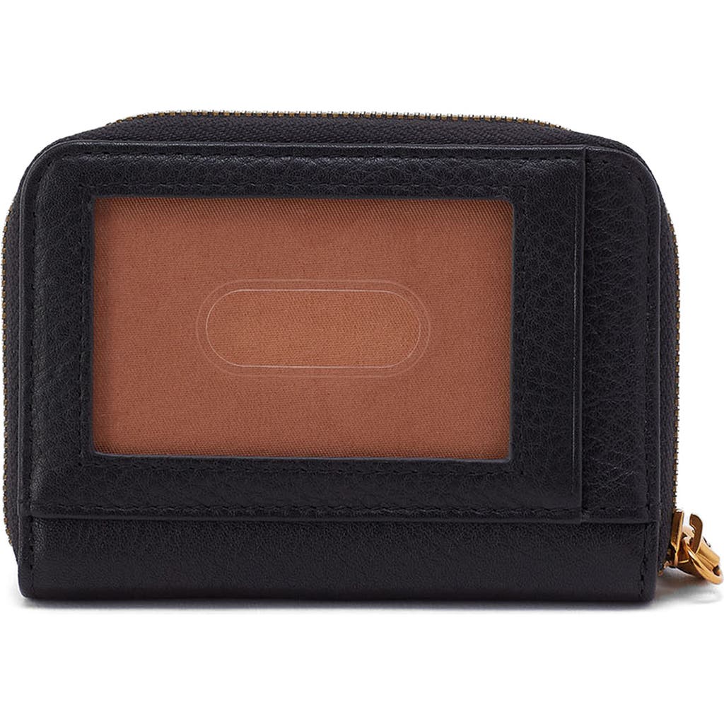 Hobo Hart Leather Card Case In Black