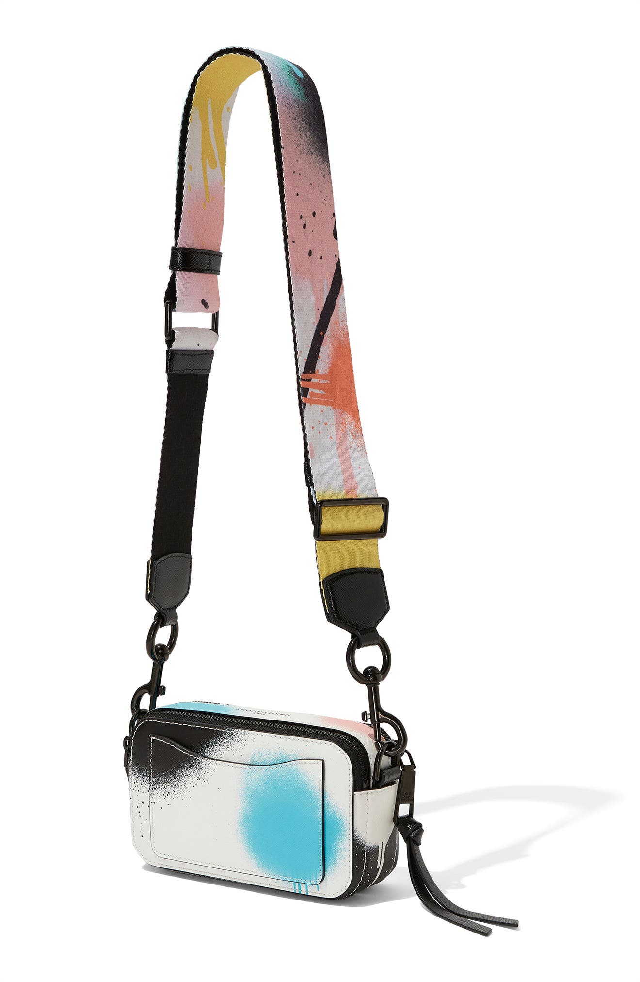 Marc Jacobs Snapshot Coated Leather Crossbody Bag, Alternate, color, 