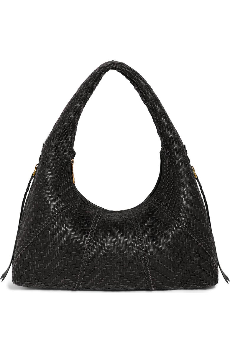 AIMEE Chelsea Woven Leather Hobo Bag, Main, color,