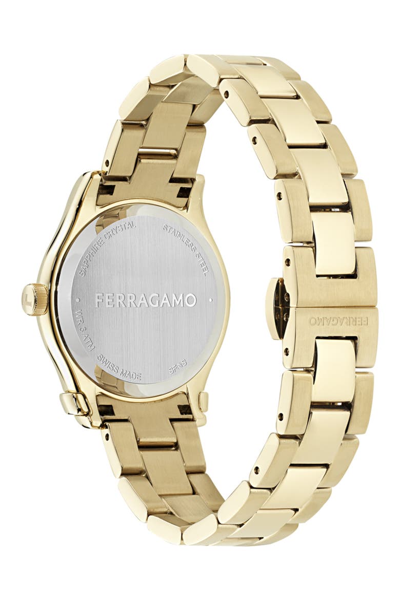 1927 Goldtone Bracelet Watch, 33mm, Alternate, color, IP YELLOW GOLD