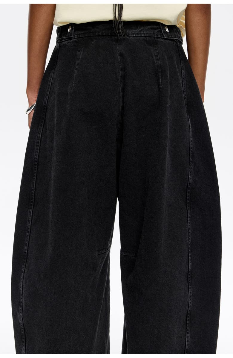 Bimba y Lola Barrel Washed Jeans, Alternate, color, 