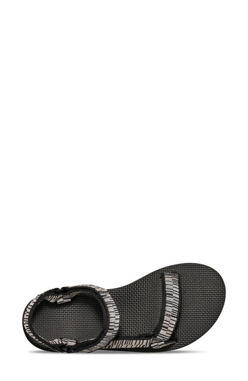 Teva Universal Platform Sandal In Black