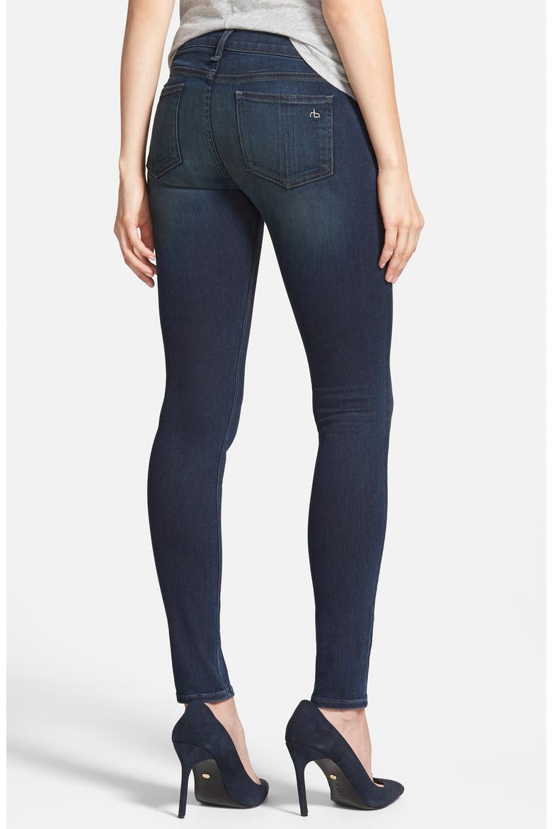 'The Skinny' Jeans (Nordstrom Exclusive), Alternate, color, SAXBY