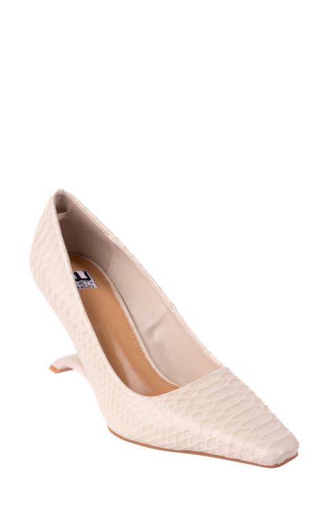 Intense Snake Embossed Pump (Women)