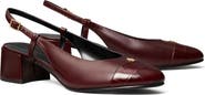 Tory Burch Slingback Cap Toe Pump