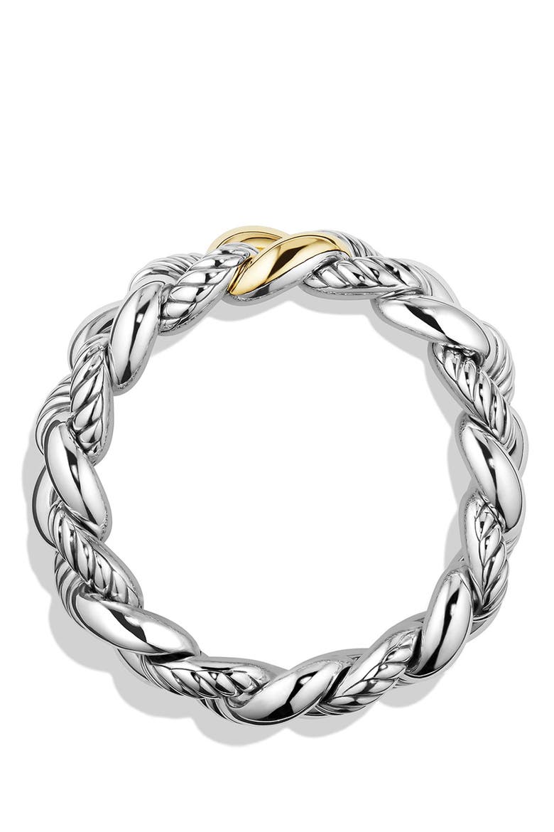 'Belmont' Curb Link Bracelet with 18K Gold, Alternate, color, TWO TONE