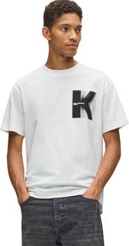 Karl Lagerfeld Jeans Men's Short-Sleeve K Logo T-Shirt