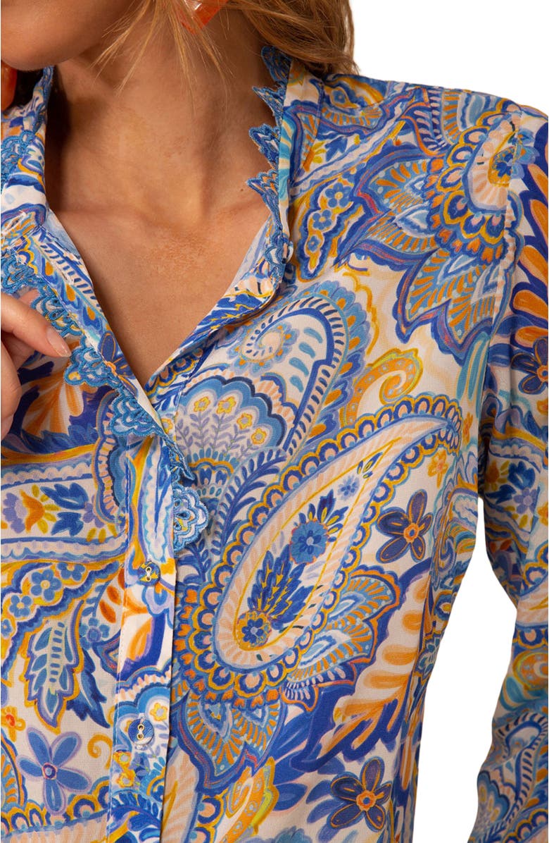 Hale Bob Molly Silk Top, Alternate, color, 