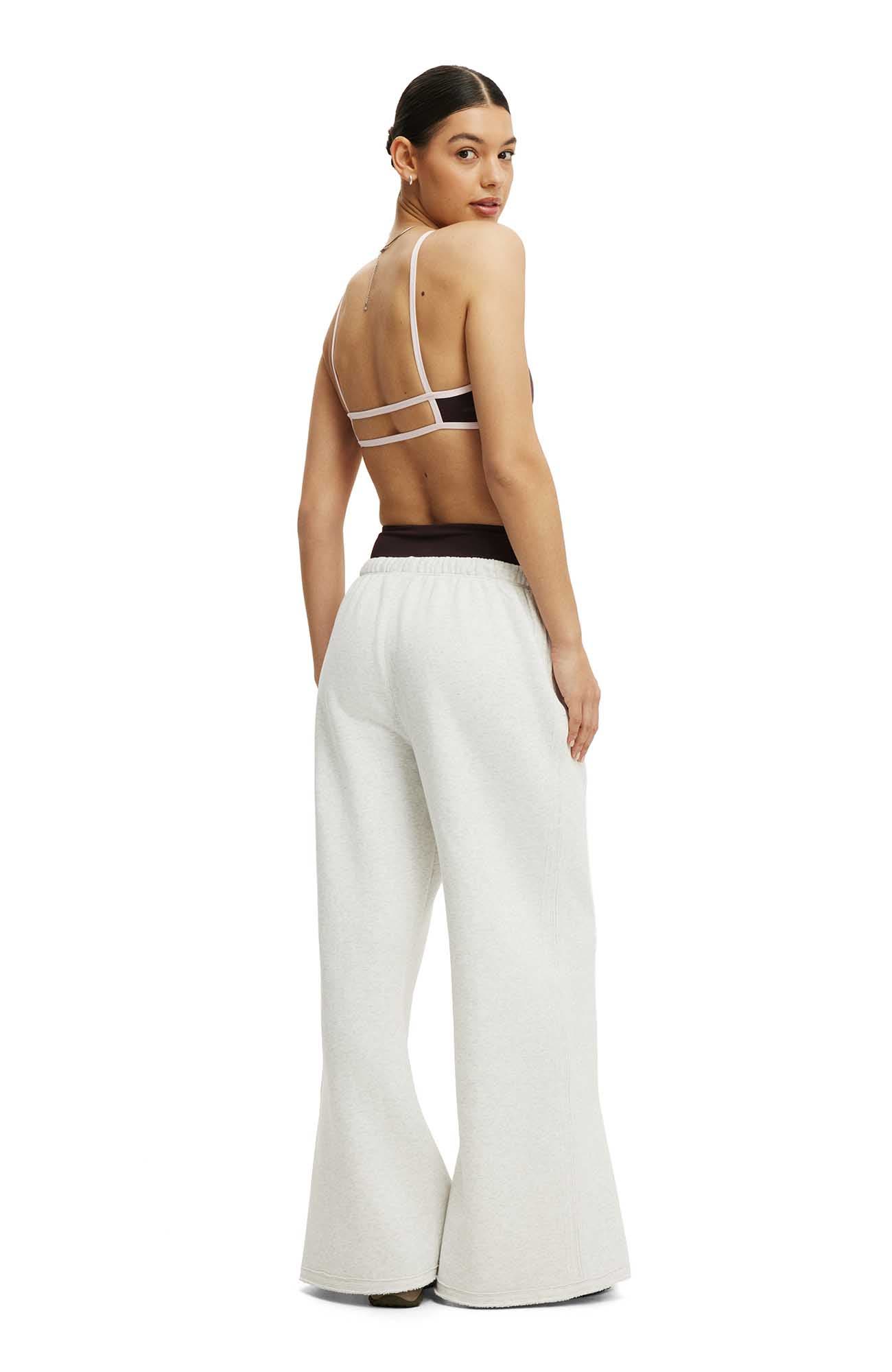 COTTON ON BODY Women's Active Raw Edge Wide Leg Sweatpant (Women ...