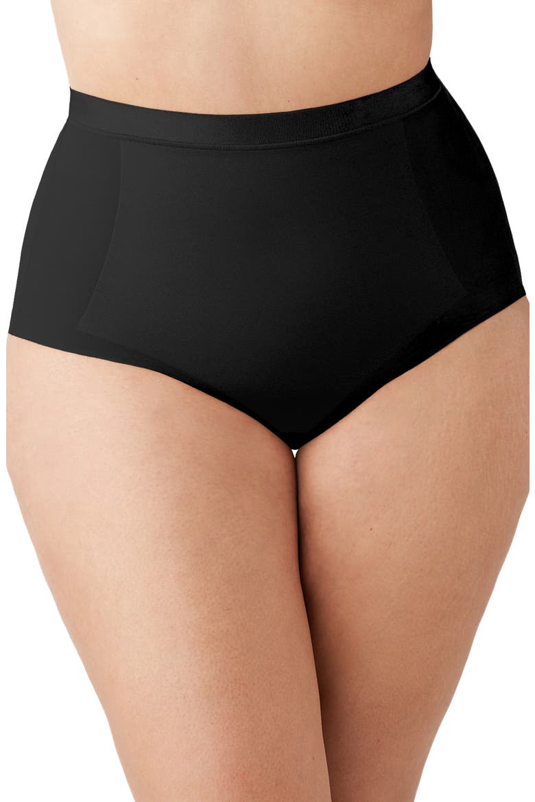 Shape Revelation® Hourglass Shaping Briefs, Main, color, BLACK