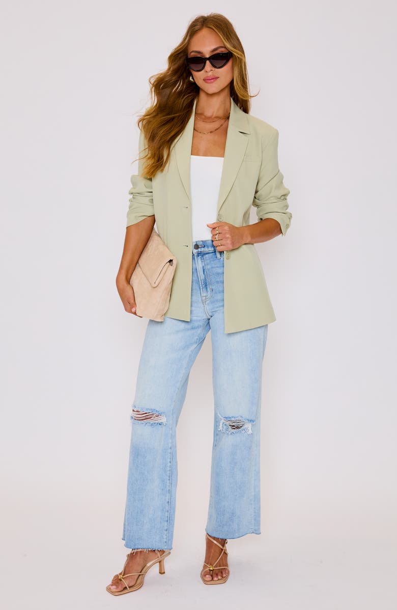 VICI Collection Mari Relaxed Fit Blazer, Alternate, color, Sage