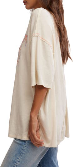 Love Rose Oversize Graphic T-Shirt