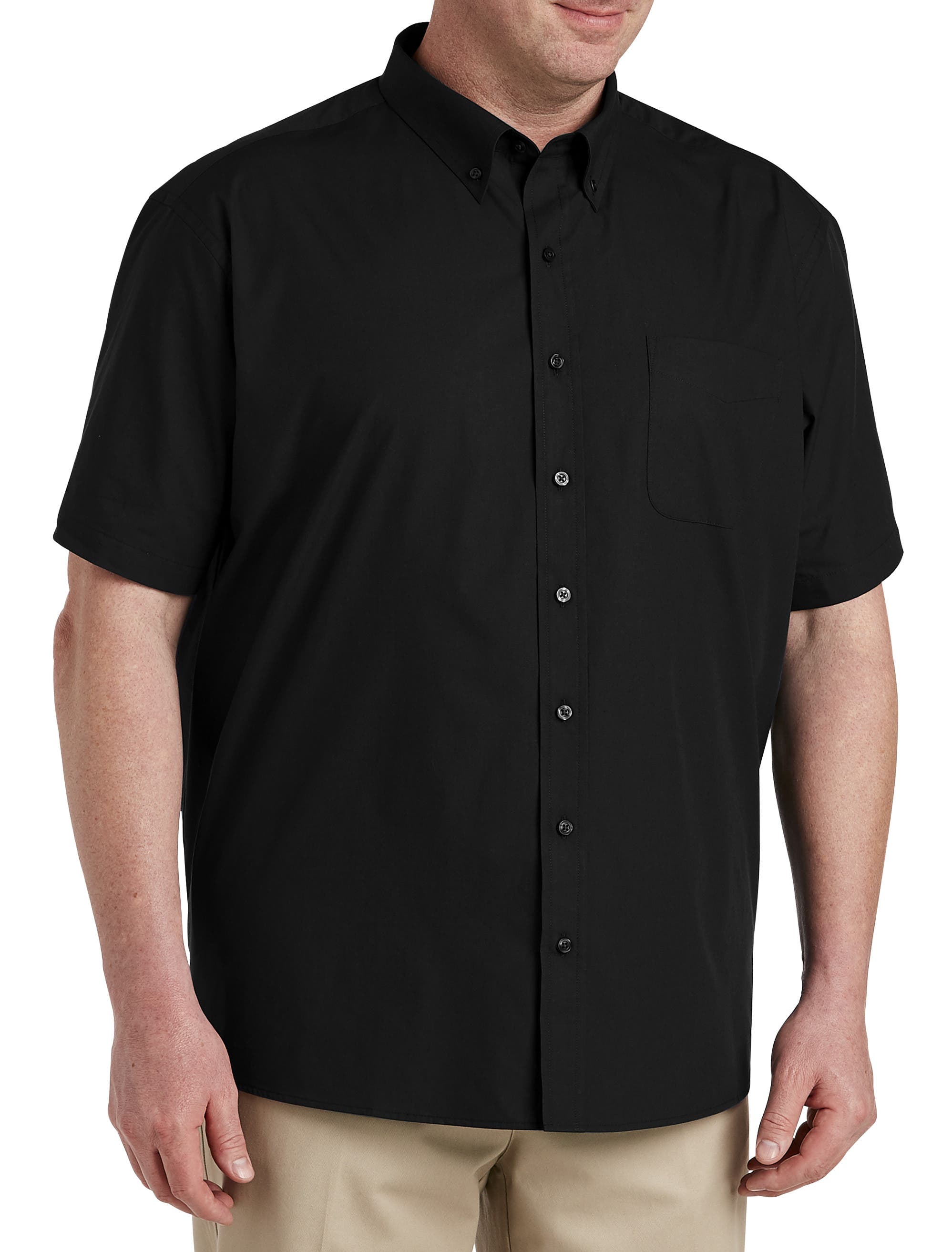 Big & Tall Poplin Sport Shirt