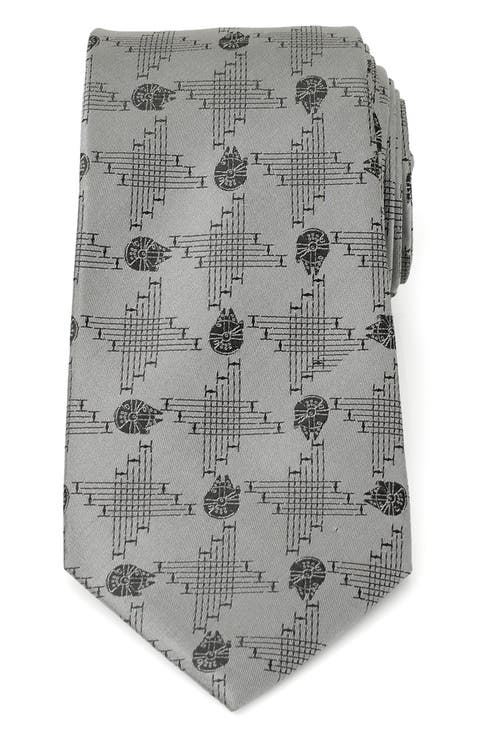 x Star Wars™ Millennium Falcon Silk Blend Tie