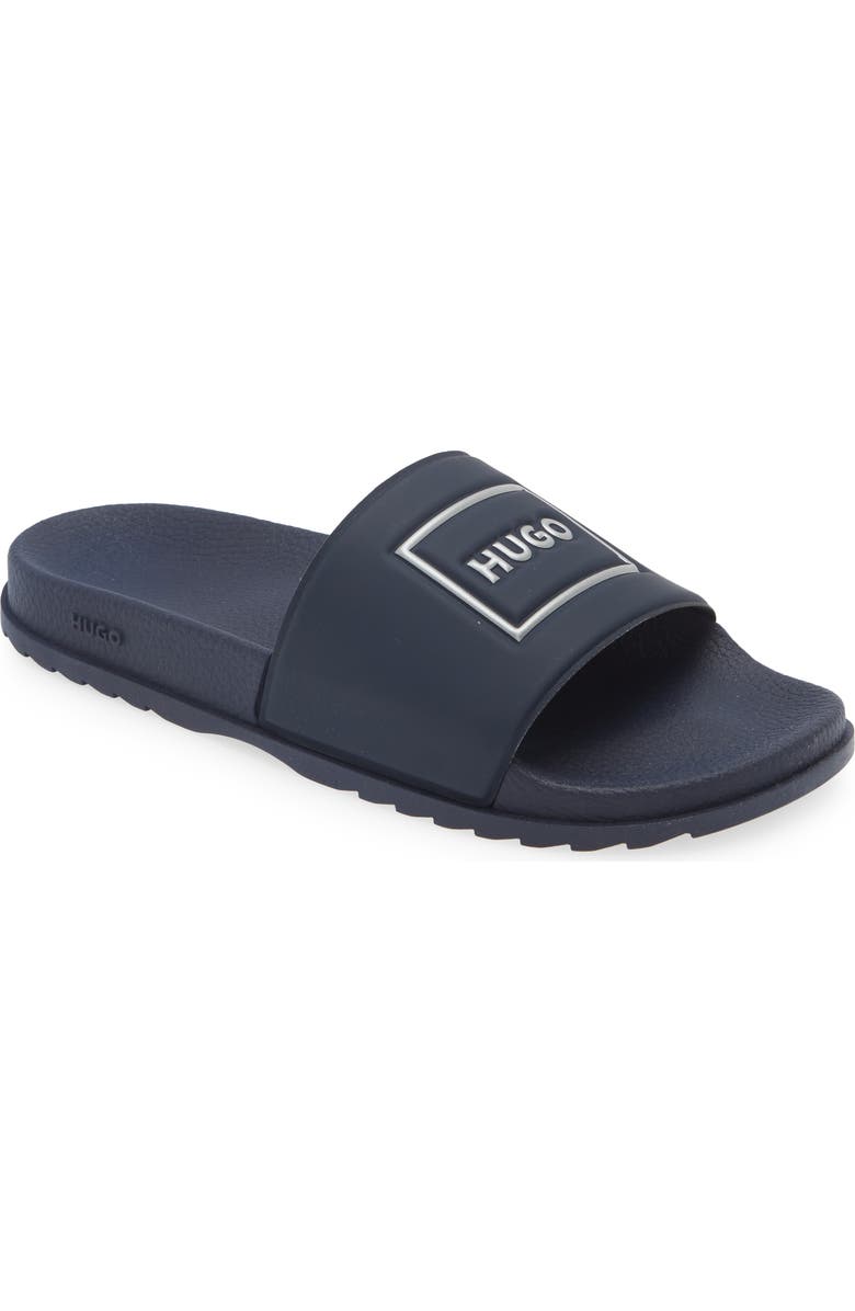 BOSS Match It Slide Sandal, Main, color, Dark Blue