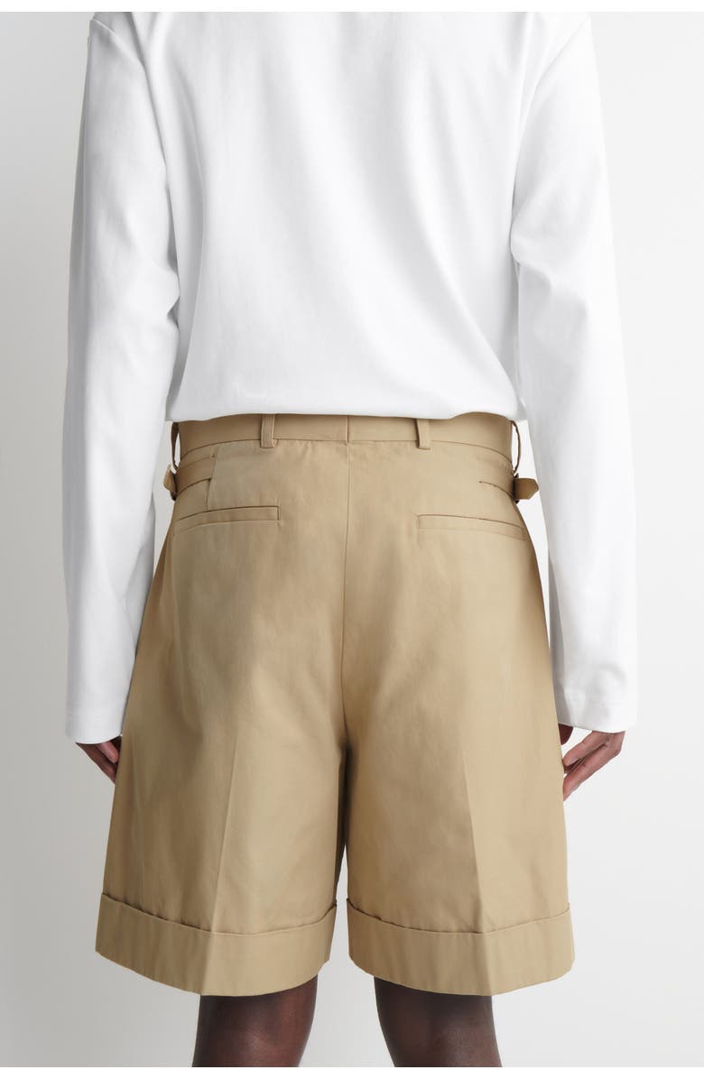 COS Cotton-twill Chino Shorts, Alternate, color, Beige