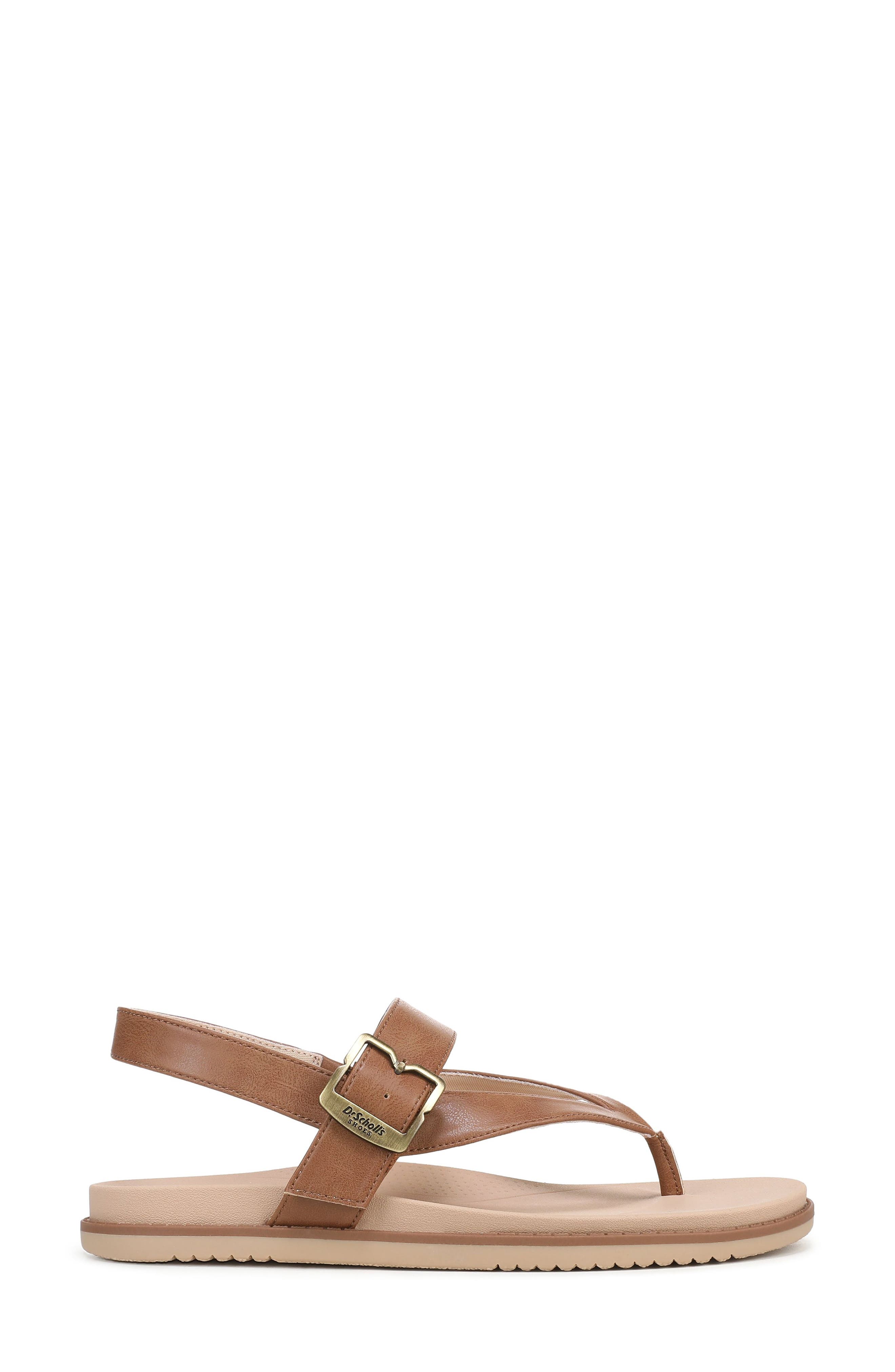 So Chill Sandal, Alternate, color, HONEY BROWN FAUX LEATHER