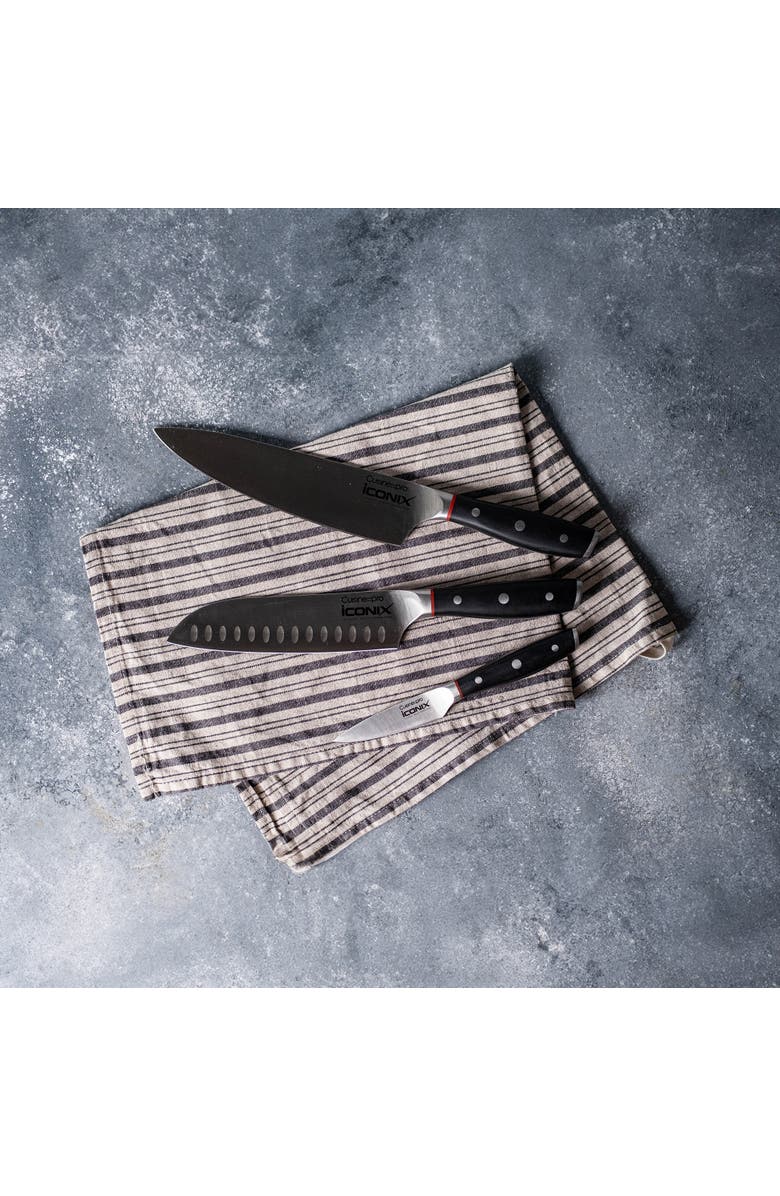 Cuisine::pro<sup>®</sup> iconiX<sup>®</sup> 3-Piece Starter Knife Set, Alternate, color, Black