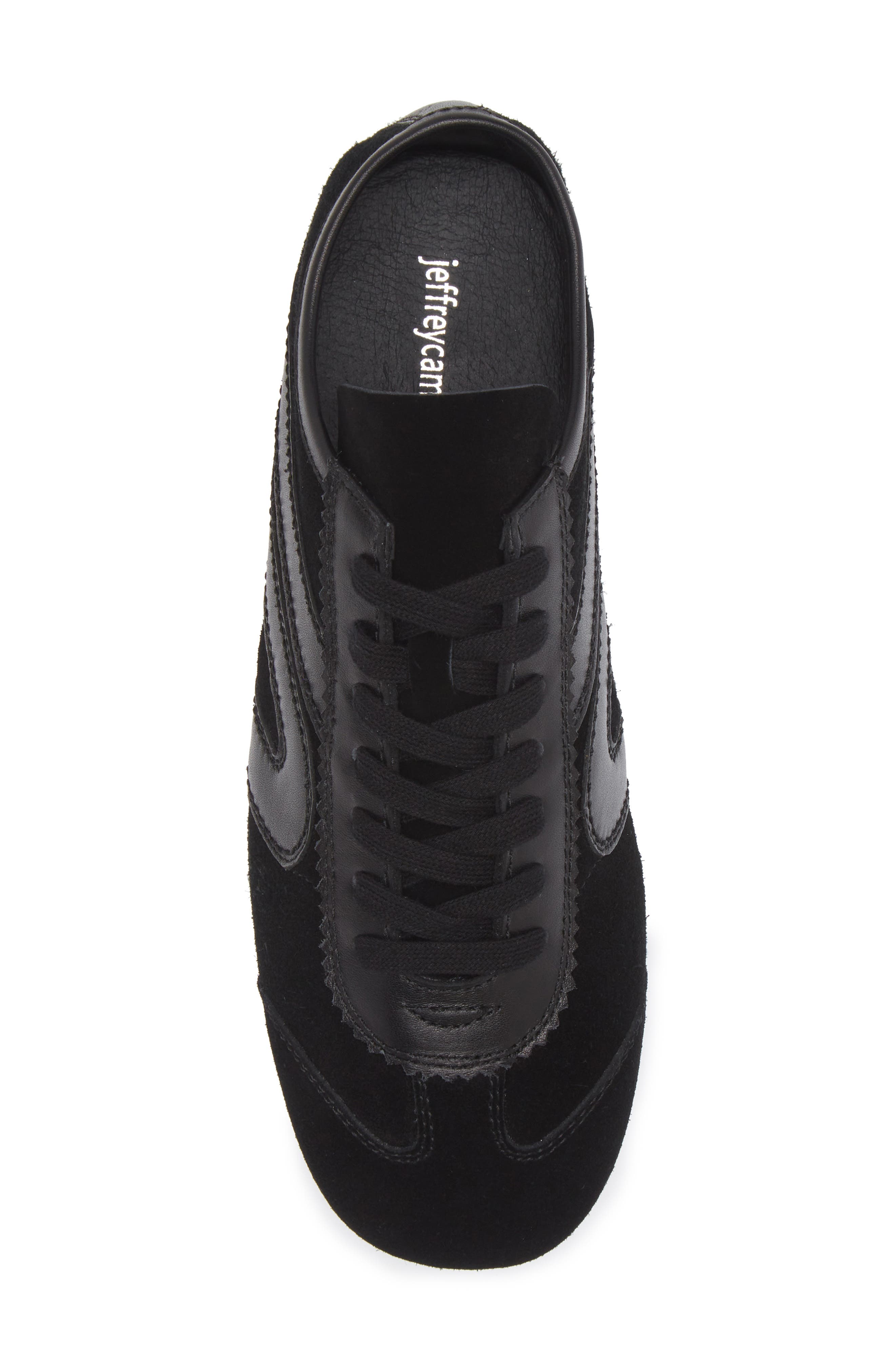 Jeffrey Campbell Aleta Sneaker, Alternate, color, Black Suede Combo