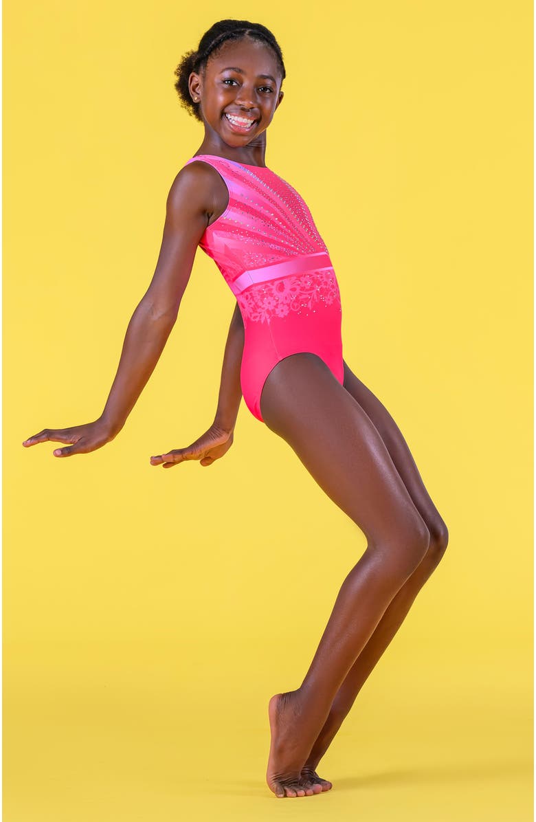 Destira Pink Perfection Leotard, Alternate, color, Pink Perfection
