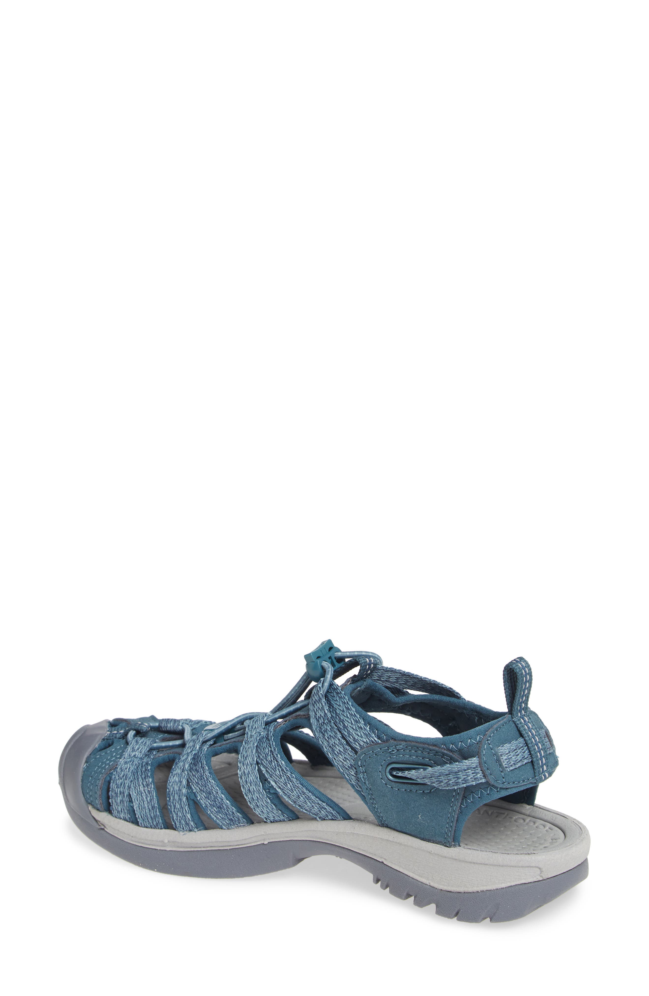 KEEN 'Whisper' Water Friendly Sport Sandal, Alternate, color, Smoke Blue