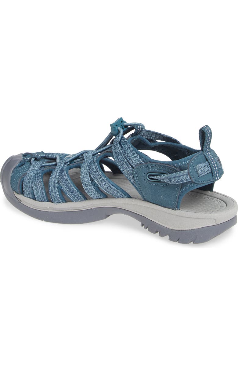 KEEN 'Whisper' Water Friendly Sport Sandal, Alternate, color, Smoke Blue