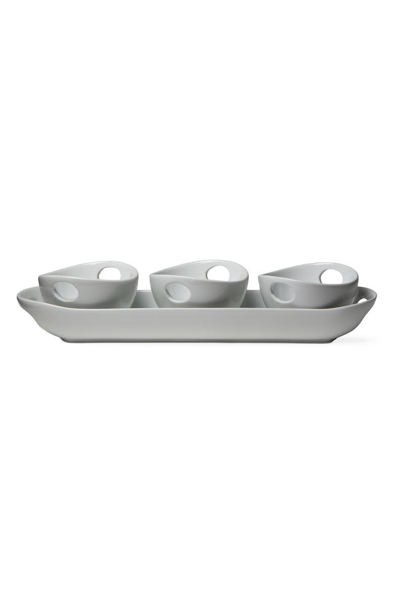 tag Whiteware Trio Serving Set, Main, color, White