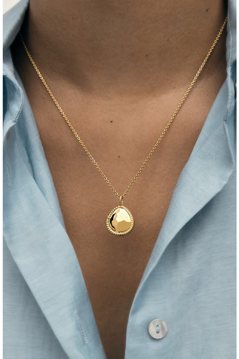 Mini Deia Teardrop Locket, Alternate, color, 18CT GOLD VERMEIL