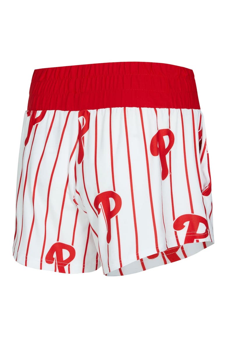 Women's Concepts Sport  White Philadelphia Phillies Pinstripe Record Tank & Short Set, Alternate, color, White