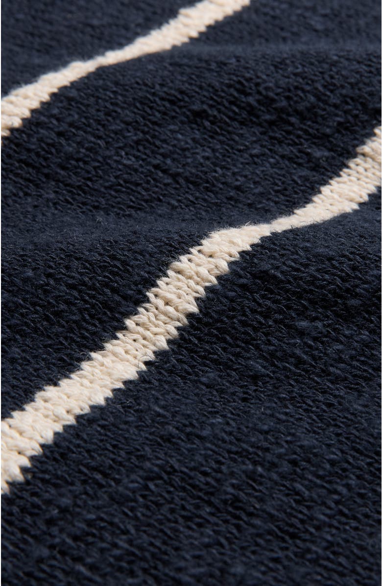 Celtic & Co. Stripe Boat Neck Sweater, Alternate, color, Navy / Ecru