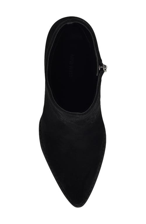 Nine West Taytay Pointed Toe Bootie In Black