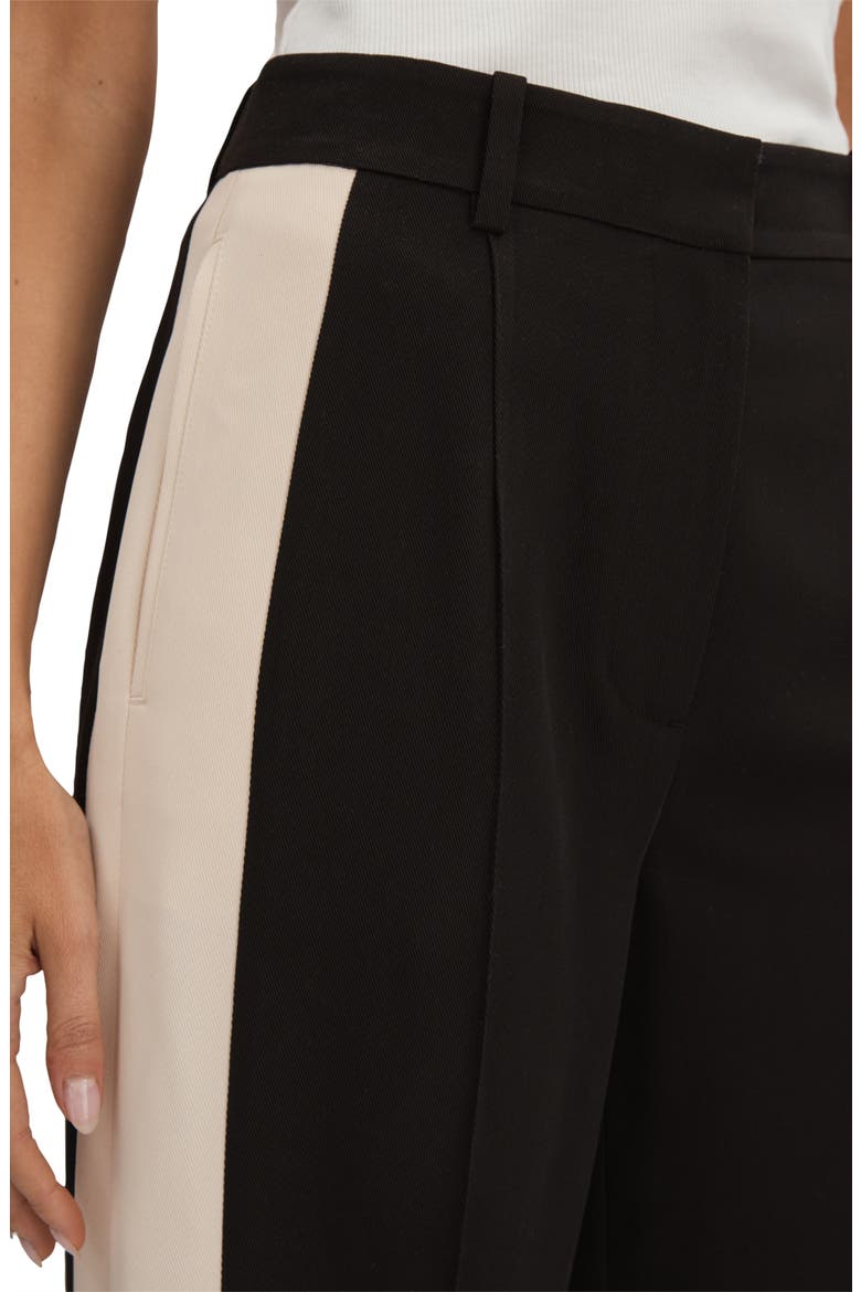 Pam Stripe Wide Leg Pants, Alternate, color, BLACK/ CREAM