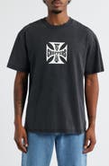 ID Supply Co West Coast Choppers Distressed Core Logo Cotton Graphic T-Shirt
