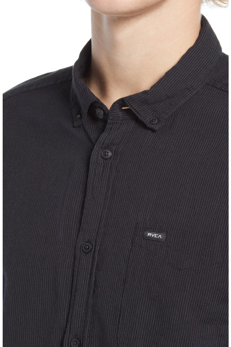 Endless Seersucker Button-Up Shirt, Alternate, color, BLACK BLACK