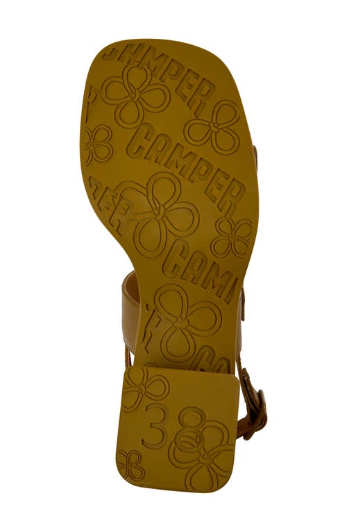 Camper Kora Buckle Sandal In Medium Green
